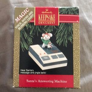Hallmark Keepsake Ornament. Santa’s Answering Machine